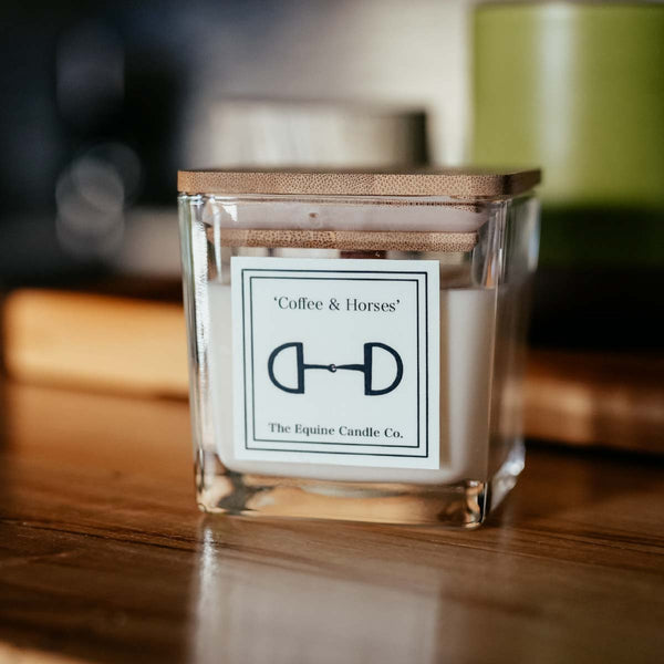 The Equine Candle Co Coffee and Horses 10 oz